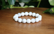 Load image into Gallery viewer, Howlite Bracelet - 12mm A Grade