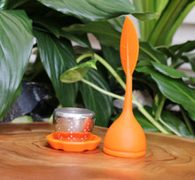 Load image into Gallery viewer, Coloured Silicone/Metal Teabag Strainer - Reusable