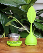 Load image into Gallery viewer, Coloured Silicone/Metal Teabag Strainer - Reusable