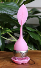 Load image into Gallery viewer, Coloured Silicone/Metal Teabag Strainer - Reusable