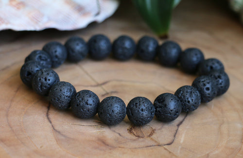 Lava Rock Bracelet - 10mm