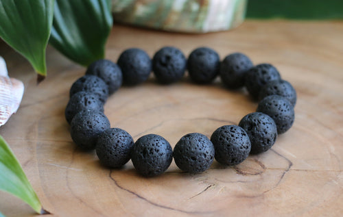 Lava Rock Bracelet - 12mm