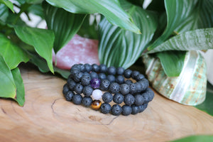 Lava Rock Bracelet - 10mm