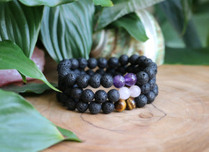 Lava Rock Bracelet - 10mm