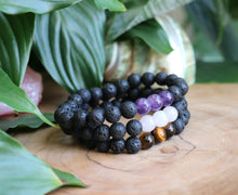Load image into Gallery viewer, Lava Rock Bracelet - 6mm