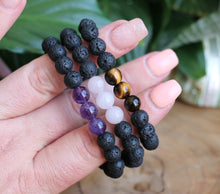 Load image into Gallery viewer, Lava Rock Bracelet - 6mm