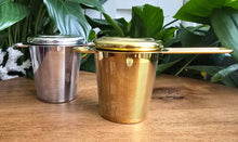 Load image into Gallery viewer, Long Handle Cup Strainer - Gold or Silver