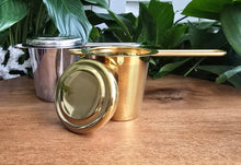 Load image into Gallery viewer, Long Handle Cup Strainer - Gold or Silver