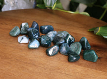 Load image into Gallery viewer, Moss Agate Tumble Stone - Small - Each