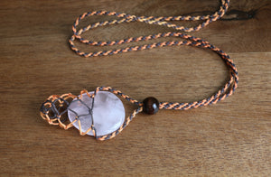 Macrame Net Necklace - Assorted Colours