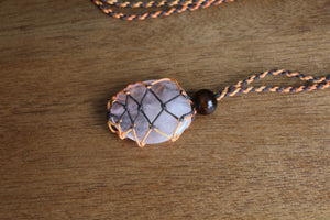 Macrame Net Necklace - Assorted Colours