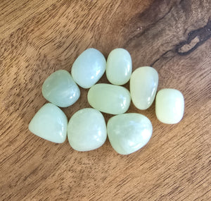 New Jade Tumble Stone - Small - Each
