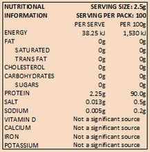 Load image into Gallery viewer, Skin Hair and Nails Nutritional Information