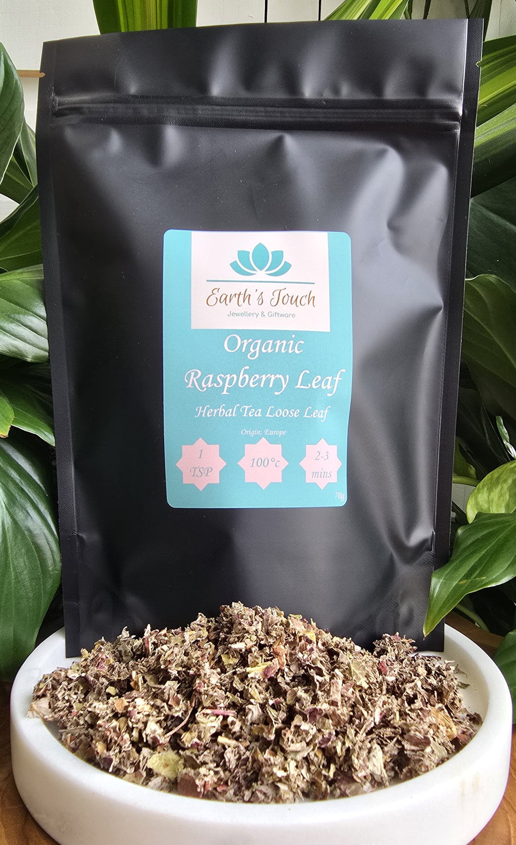 Organic Raspberry Leaf Herbal Tea - Loose Leaf