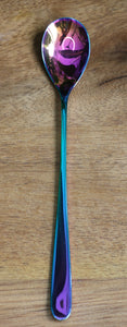Reverse Spike Head Long Handle Spoon - Assorted Colours