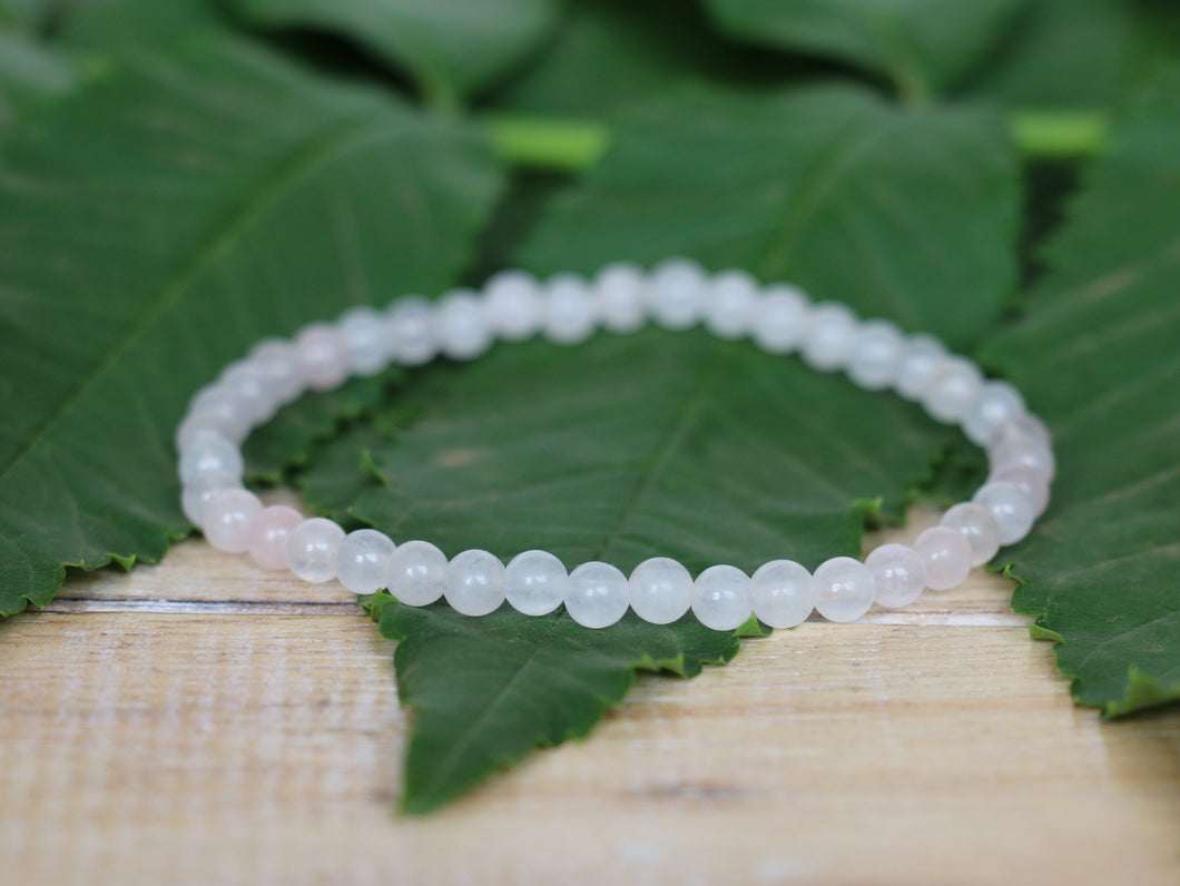 Rose Quartz Bracelet - 4mm