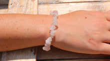 Load image into Gallery viewer, Rose Quartz Chip Bracelet