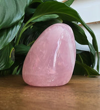 Load image into Gallery viewer, Natural Rose Quartz polished free form with soft pink colouring