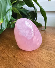 Load image into Gallery viewer, Natural Rose Quartz polished free form with soft pink colouring