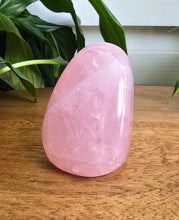 Load image into Gallery viewer, Natural Rose Quartz polished free form with soft pink colouring