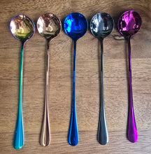 Load image into Gallery viewer, Round Head Long Handle Spoon - Assorted Colours