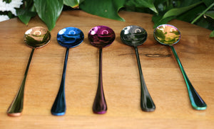 Round Head Long Handle Spoon - Assorted Colours