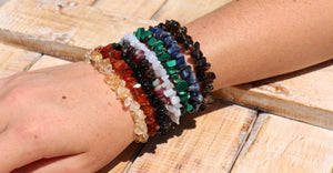 Malachite Chip Bracelet