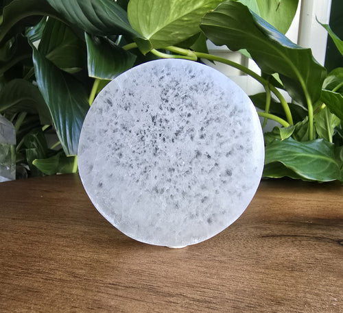Selenite Charging Plate - Circle