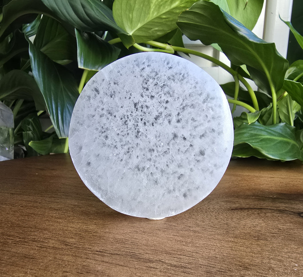 Selenite Charging Plate - Circle
