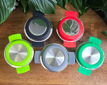 Load image into Gallery viewer, Silicone Handle Cup Strainer with lid