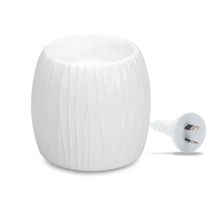 Load image into Gallery viewer, White ceramic electric wax melt warmer for home fragrance