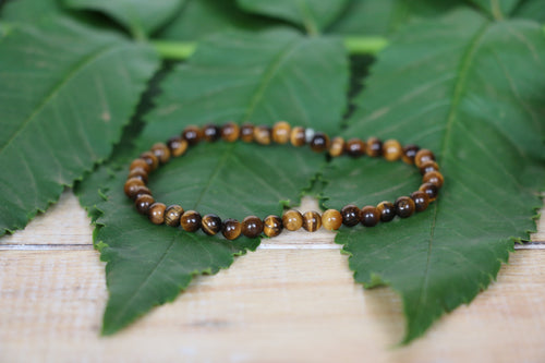 Tiger Eye Bracelet - 4mm