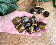 Load image into Gallery viewer, Tiger Eye Tumble Stone - Small - Each
