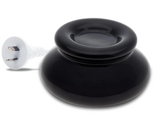 Load image into Gallery viewer, Black ceramic electric oil burner for essential oils