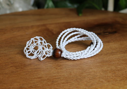 Macrame Net Necklace - Assorted Colours